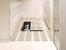 Floor for hygienic rooms